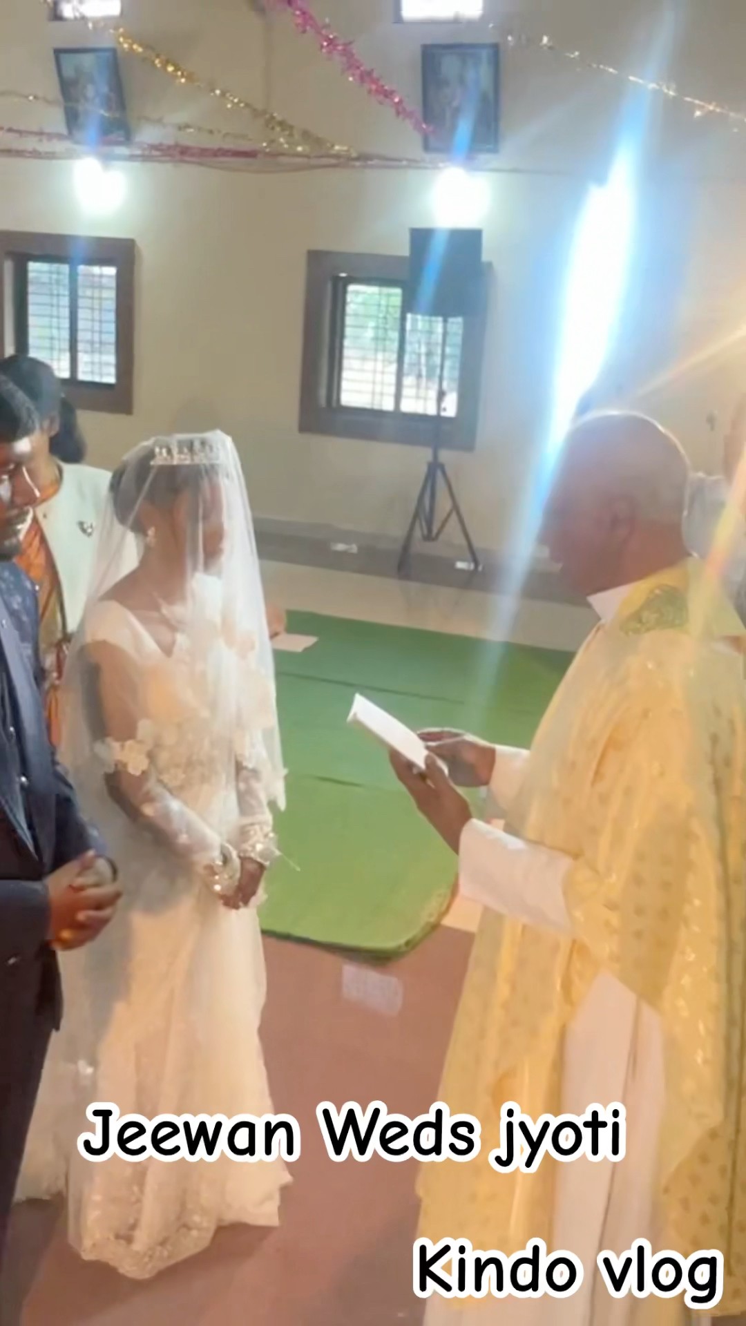 Jeewan weds Jyoti Christian Marriage Vedio